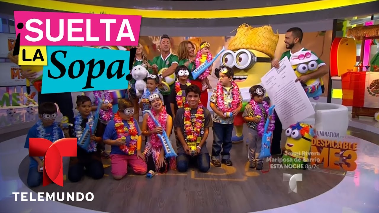 Los Minions visitan Suelta la Sopa para presentar Despicable Me 3 | Suelta La Sopa | Entretenimiento