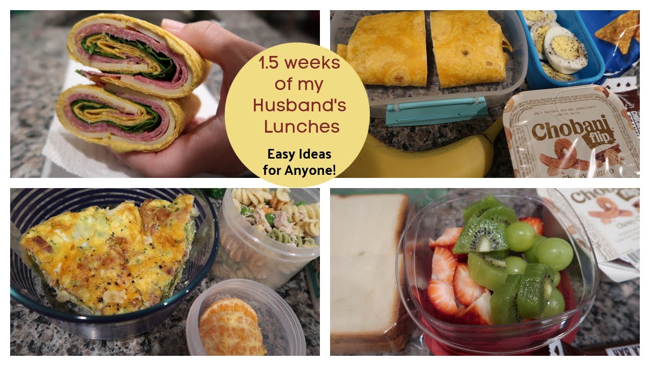1.5 Weeks of My Husband's Lunches | Easy Ideas for Anyone
