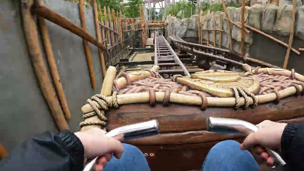 Parc Asterix - Toutatis - Onride First Row 4K