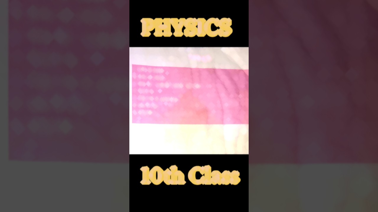 ☀️ 10th Bihar Board Physics chapter names | Physics ka Chapter name | 