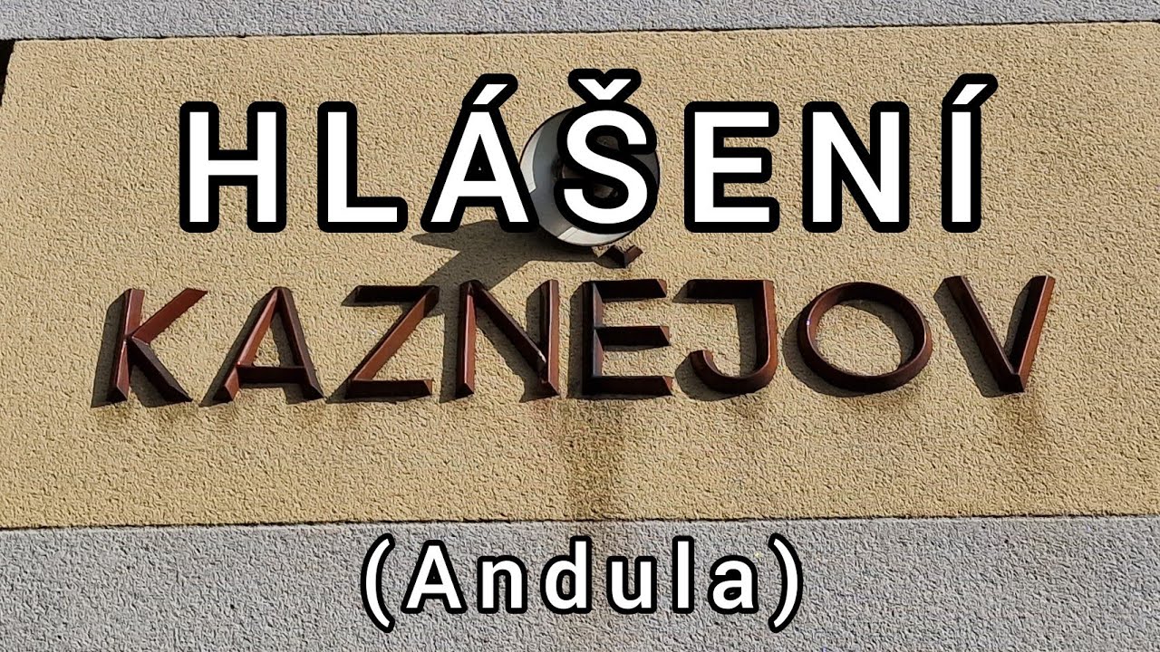 Hlášení - Kaznějov [INISS]
