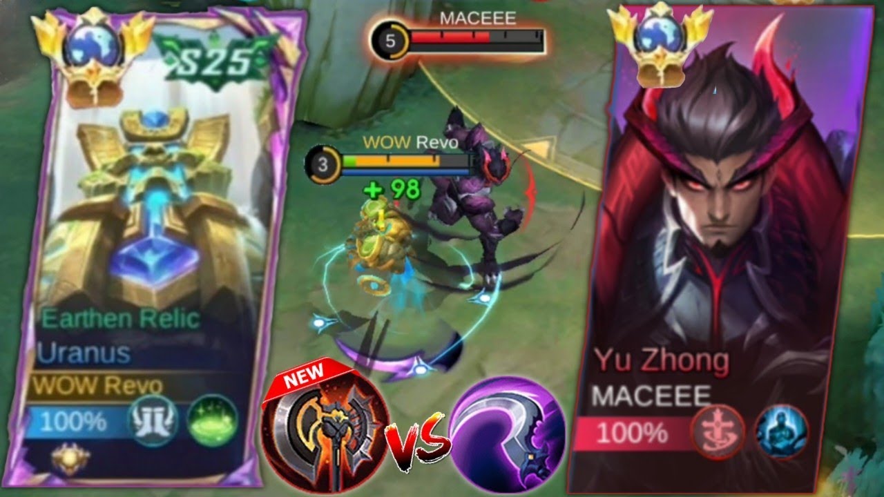 URANUS VS REVAMPED YU ZHONG🔥 | WHO STILL STRONG FIGHTER?!! - Mobile Legends