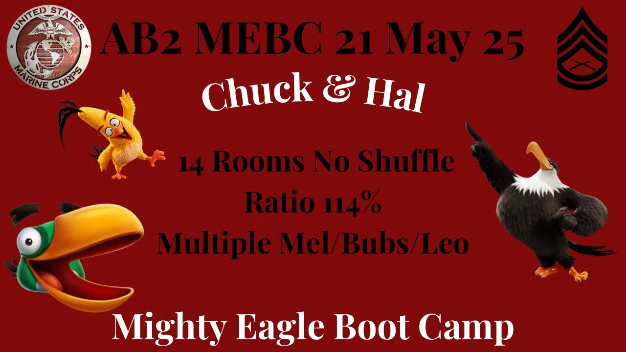 Angry Birds 2 AB2 Mighty Eagle Boot Camp MEBC with Both Extras-21 May 2025