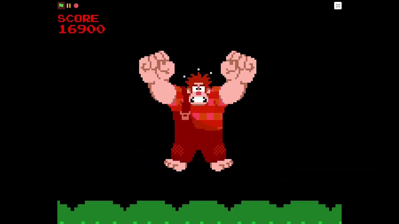 [v2] Fix It Felix JR from Wreck It Ralph movie Remade On Scratch