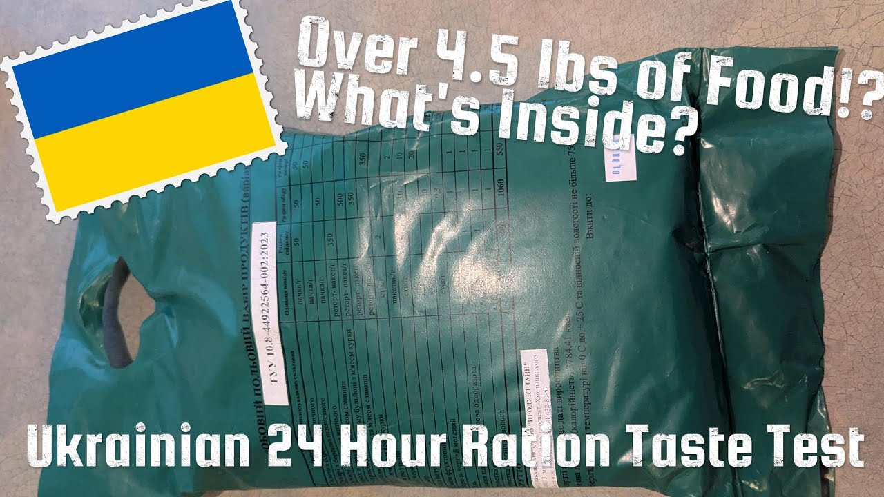 Ukrainian 24 Hour Ration Taste Test. How good is it?