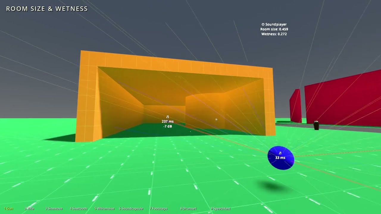 Godot: SpatialAudio3D
