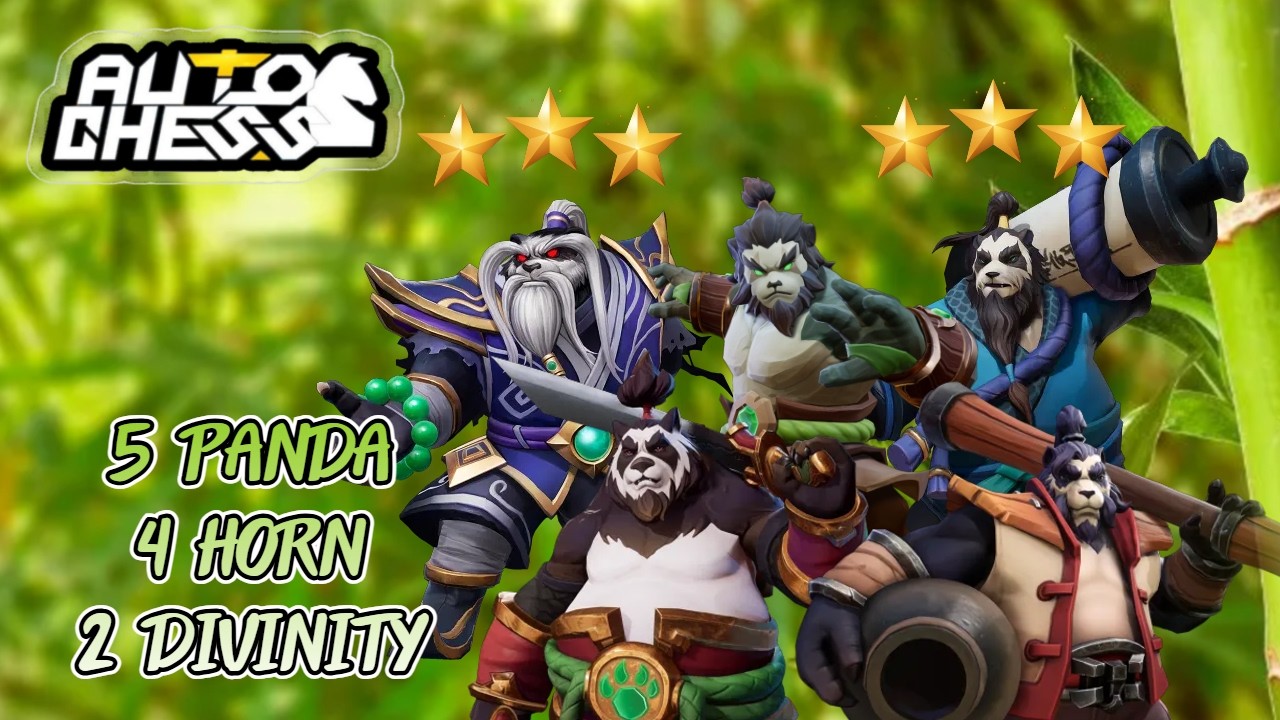 5 PANDA BERHASIL DISATUKAN !! S35 - AUTO CHESS Indonesia