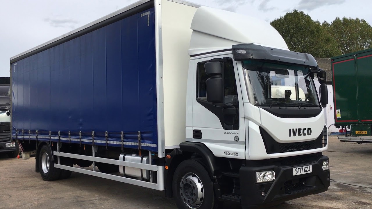 IVECO 180E25 - 18 ton Curtainside T/lift - EURO 6 - VIDEO ST17 KZJ