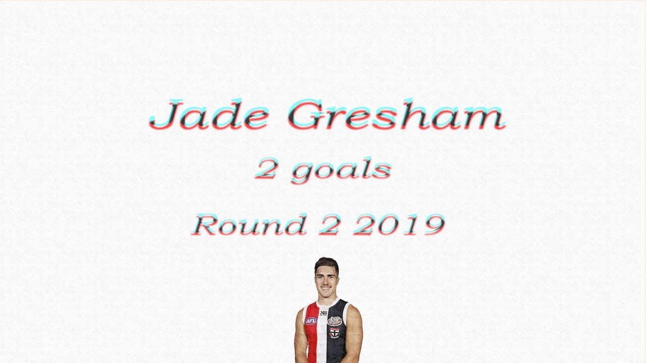 Jade Gresham 2 goals | Round 2 2019