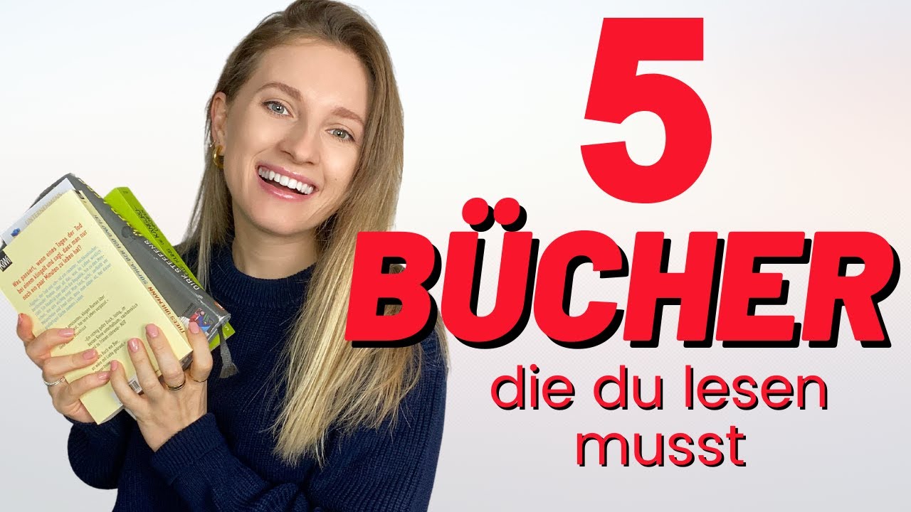 5 BÜCHER, die du lesen musst 📚| Learn German Fast