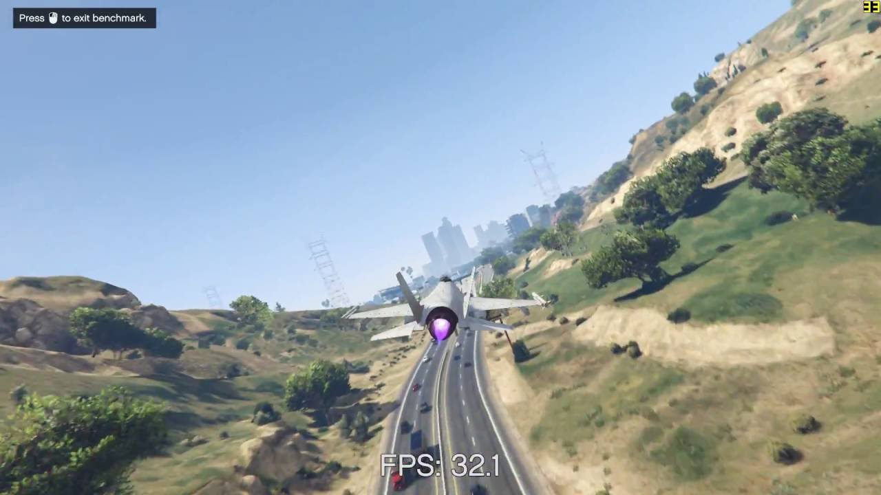 Phenom 9850 x4 2.5Ghz Grand Theft Auto V teste bechmark