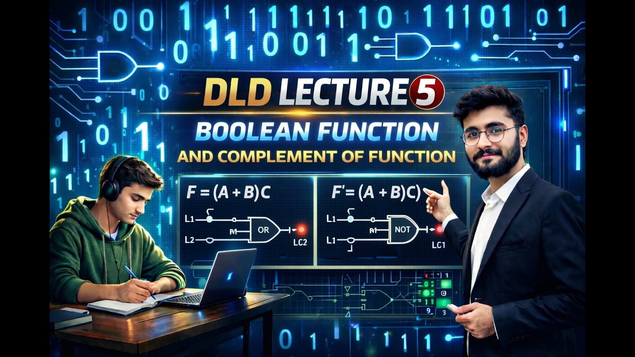 Boolean functions | compliments of function | Boolean algebra | DLD