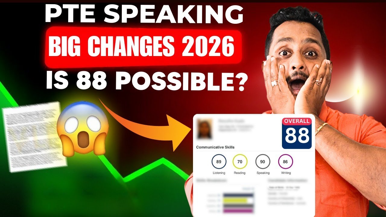 PTE Speaking: Большие перемены в 2026 году 😱 88 баллов всё ещё возможно?