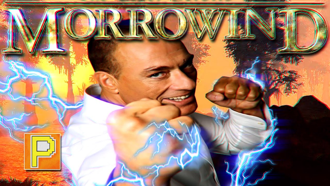 Morrowind without weapons is way too easy...