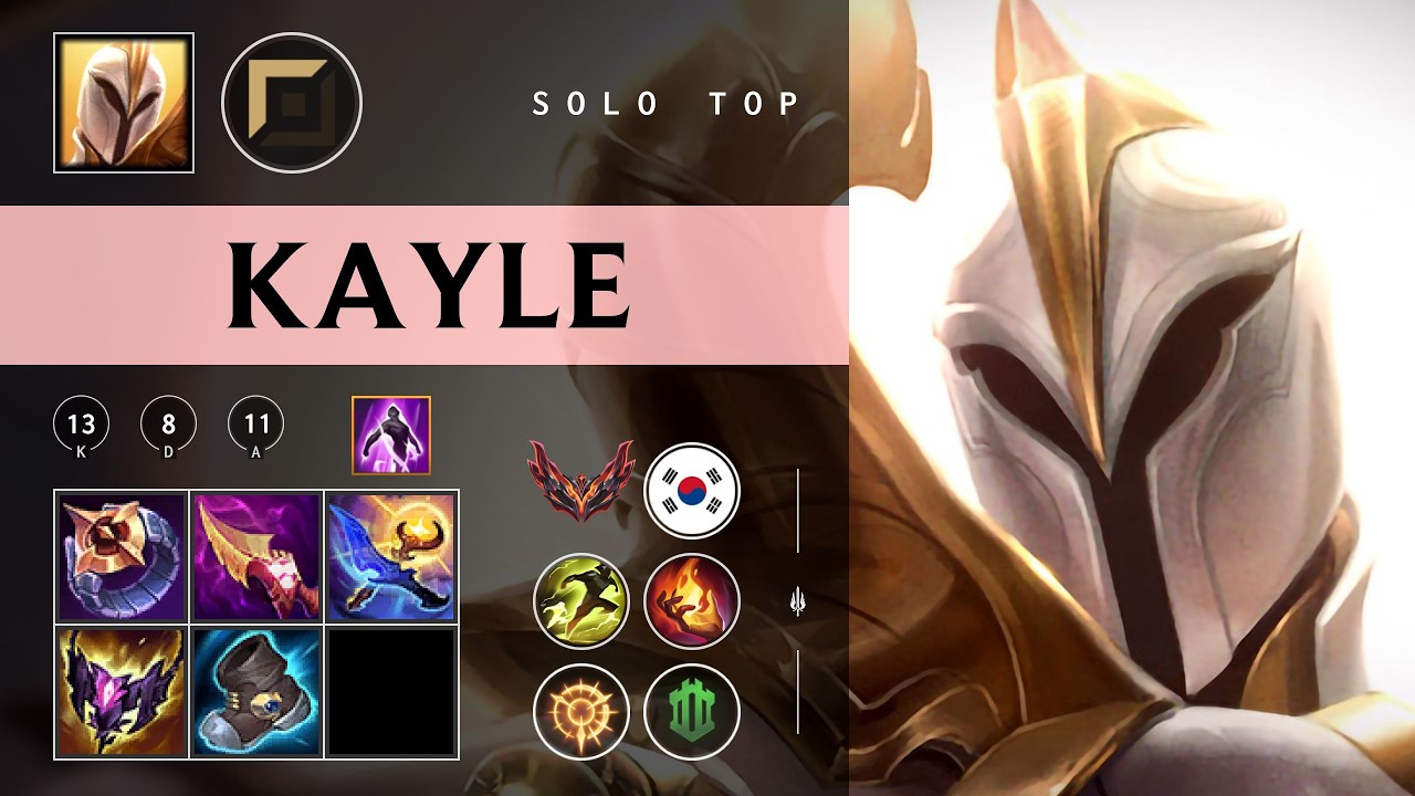 Kayle Top vs Mordekaiser - KR Grandmaster Patch 26.05
