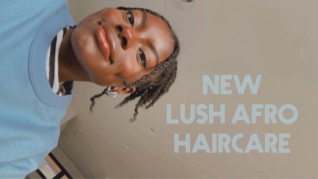 Trying LUSH'S NEW AFRO HAIRCARE | Wash, Condition, Style
