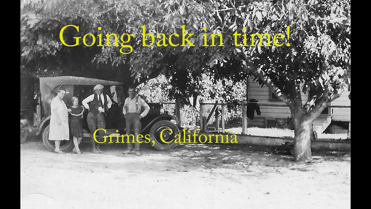 Touring the small town of Grimes, California.