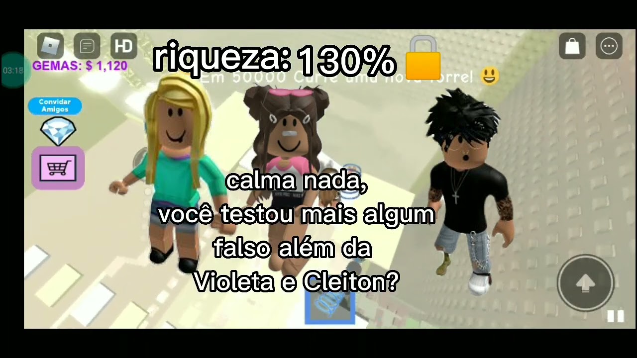 História Roblox - Nível de riqueza - Games da Any #roblox #historiaroblox