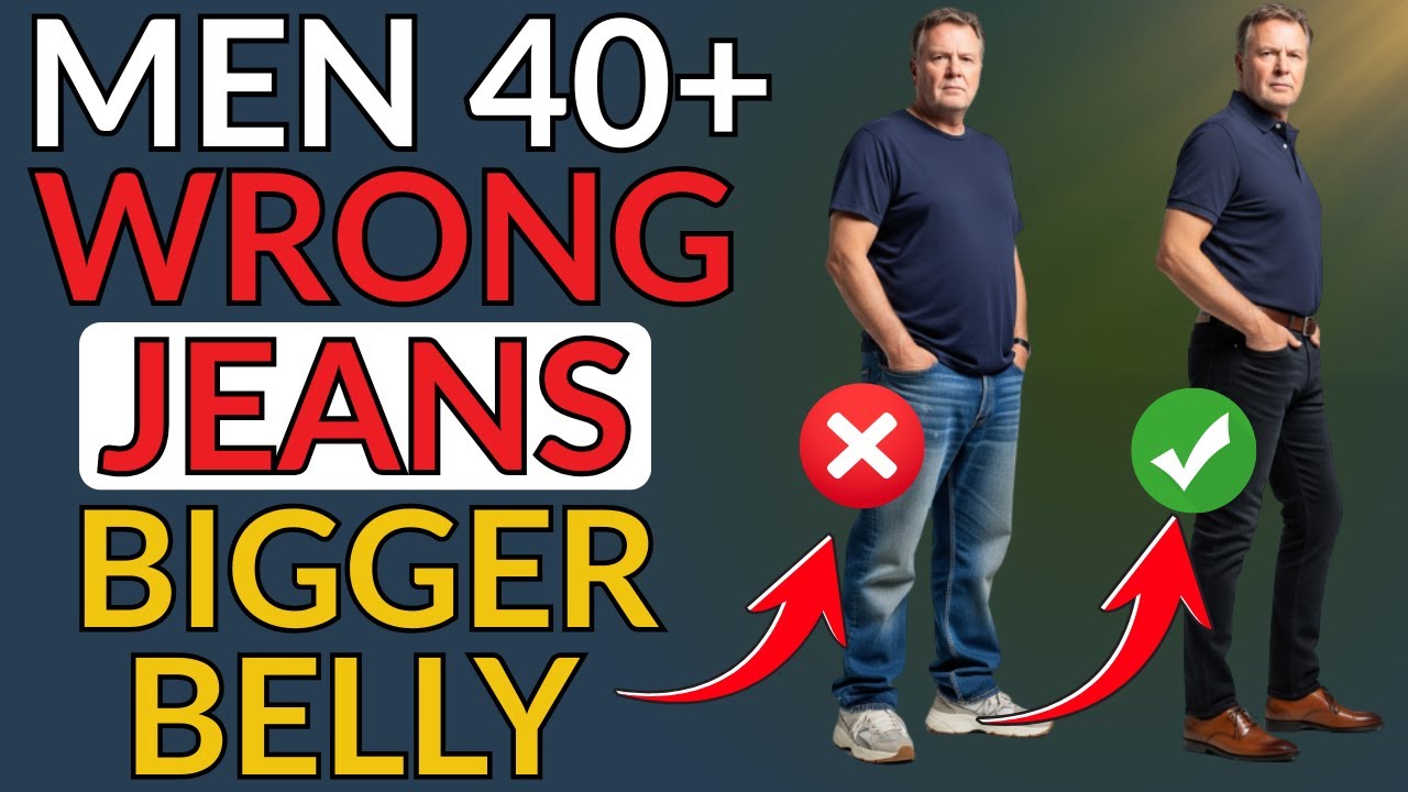 Wear Jeans Like This? That&rsquo;s Why You Look Bigger After 40 | 40+ Men's Fashion