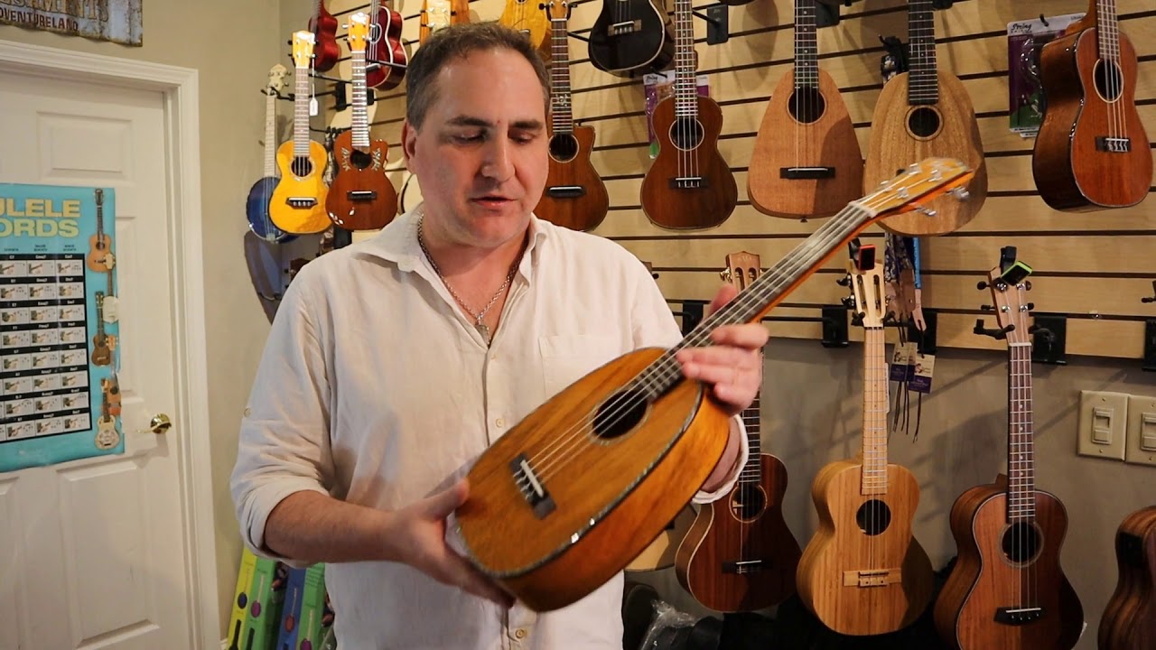 Ohana PKT-220G Solid Pineapple Tenor Ukulele Demo by UKE Republic