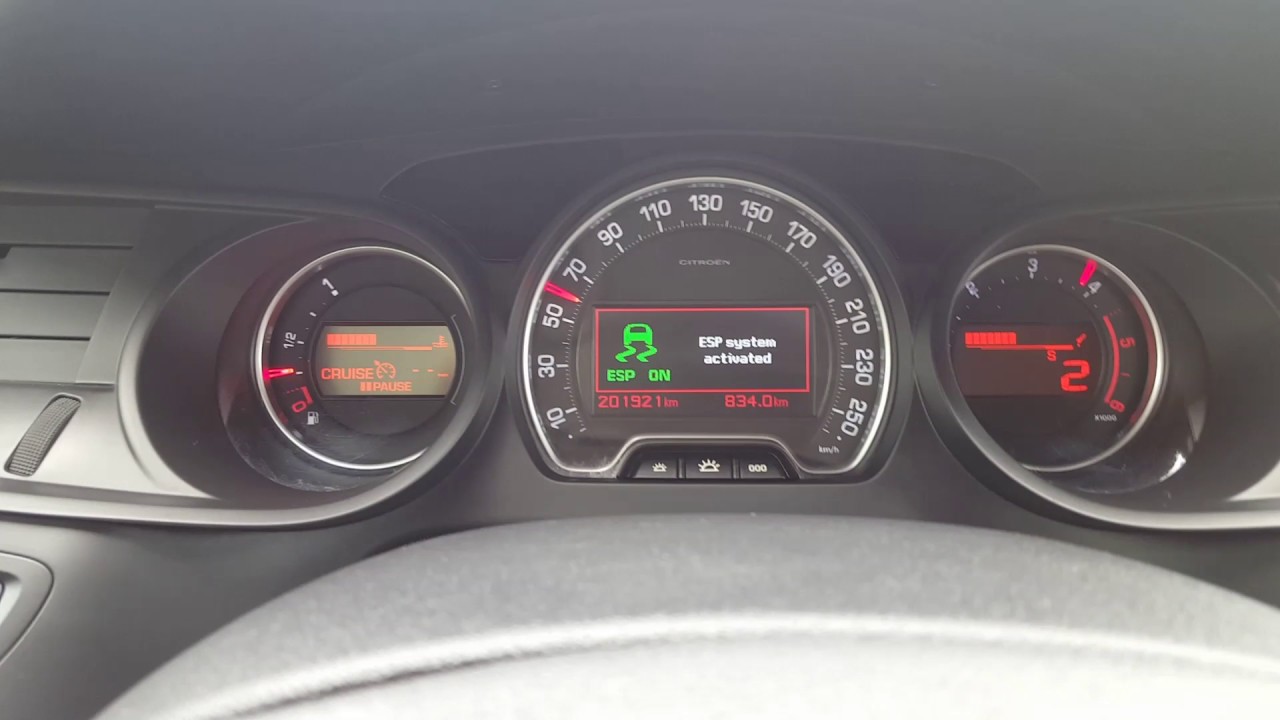 Citroen c5 1.6 e-hdi acceleration 0-100 km/h