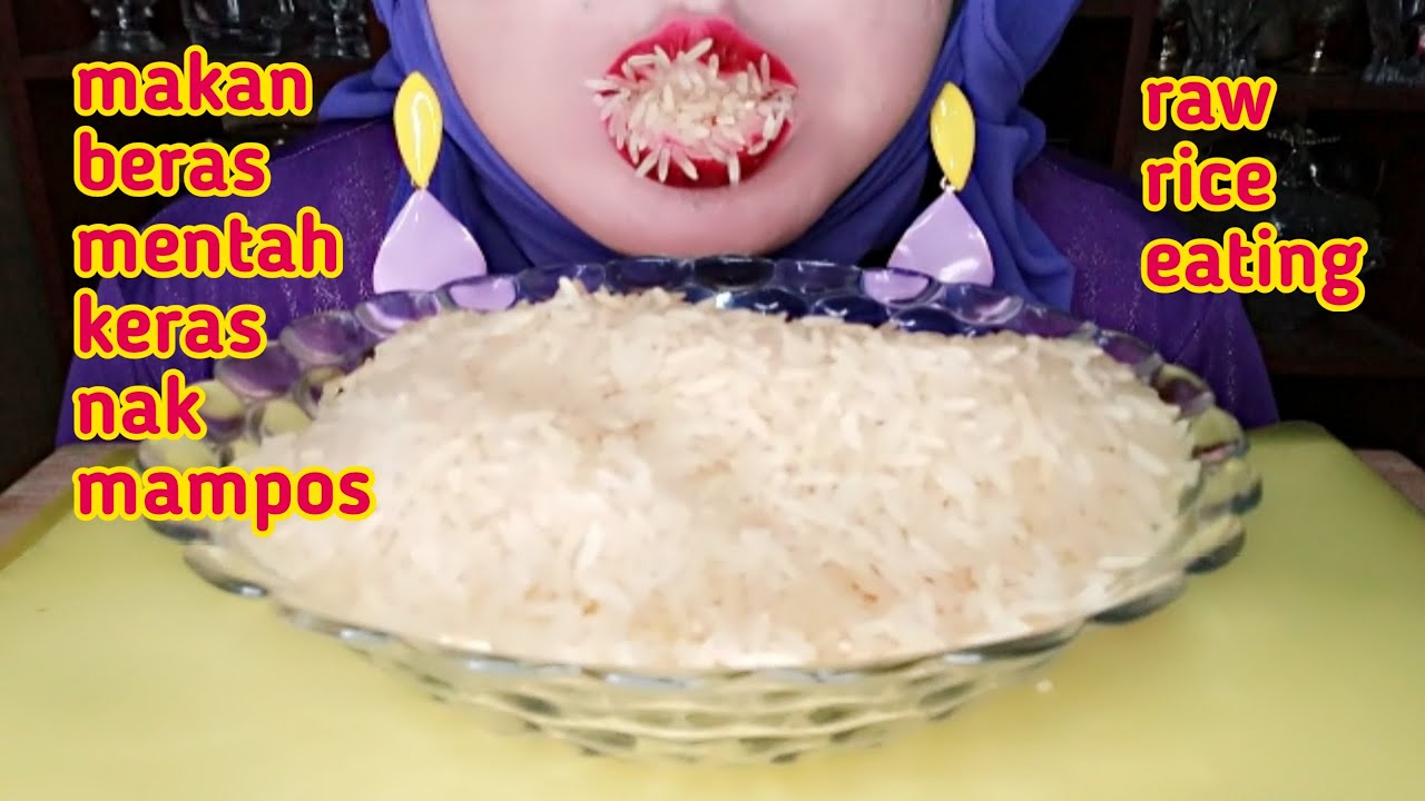 ASMR RAW RICE EATING | RAW RICE COMPILATION | KUMPULAN MAKAN BERAS MENTAH | 生ご飯を食べる | 밥을 먹다 | 吃生米