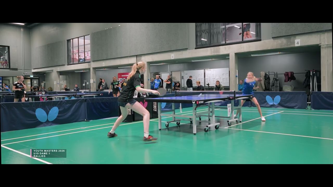Bordtennis Danmark | Youth Masters 2026 | U19 Dame 1