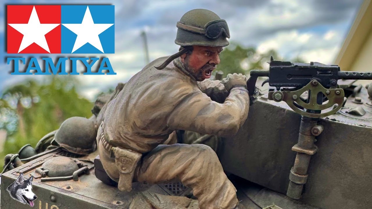 Танк Tamiya M5A1: сборка/диорама в масштабе 1/35 без излишеств!