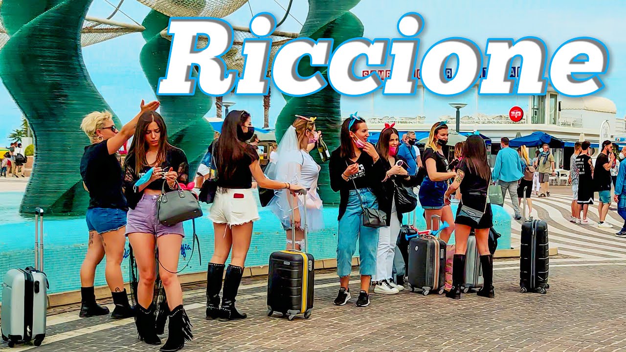 BRASH - Riccione. Travel Guide - FULL VERSION. Italy - 4k Walking Tour around the City. moda #Italy