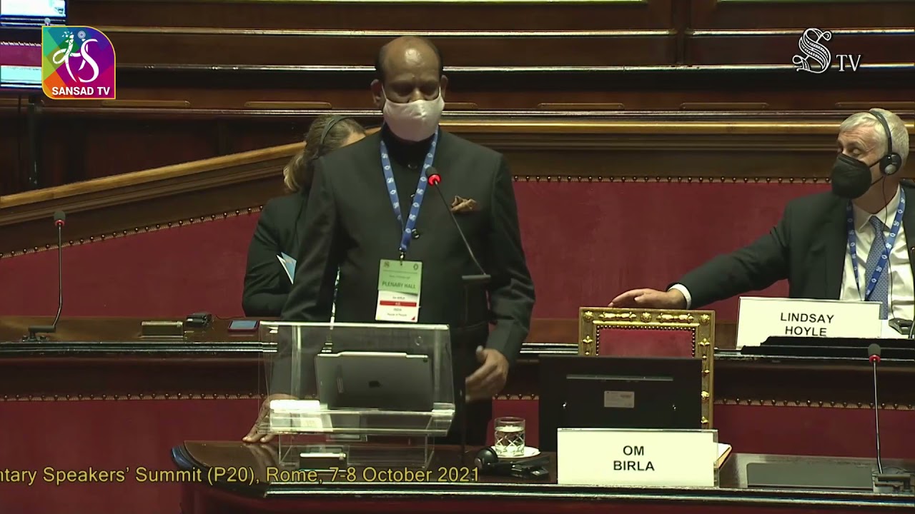 LS Speaker&rsquo;s Remarks | 7th G20 Parliamentary Speakers&rsquo; Summit (P20)