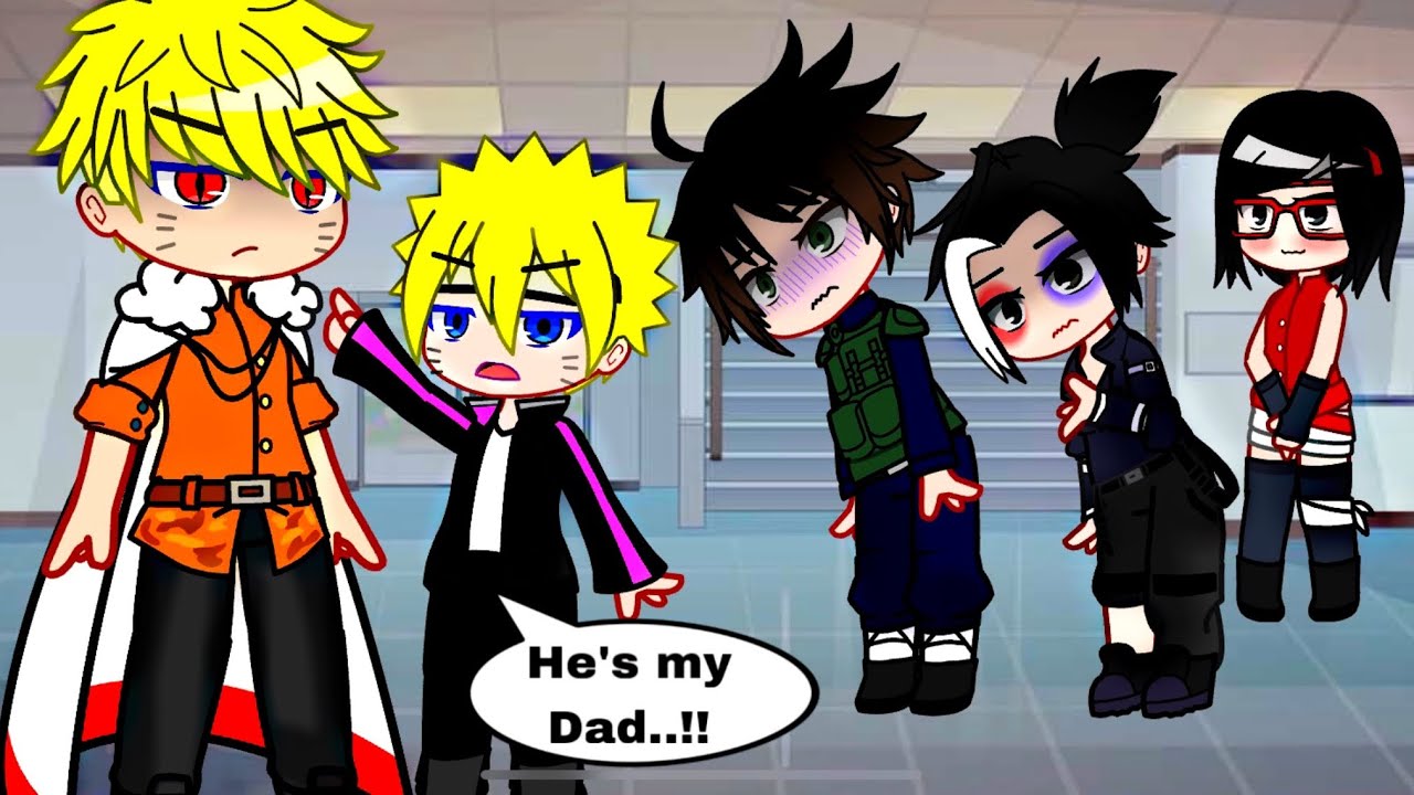 “Bring Your Father To School ✅” || Naruto Meme || Boruto || Old Gacha Club Trend