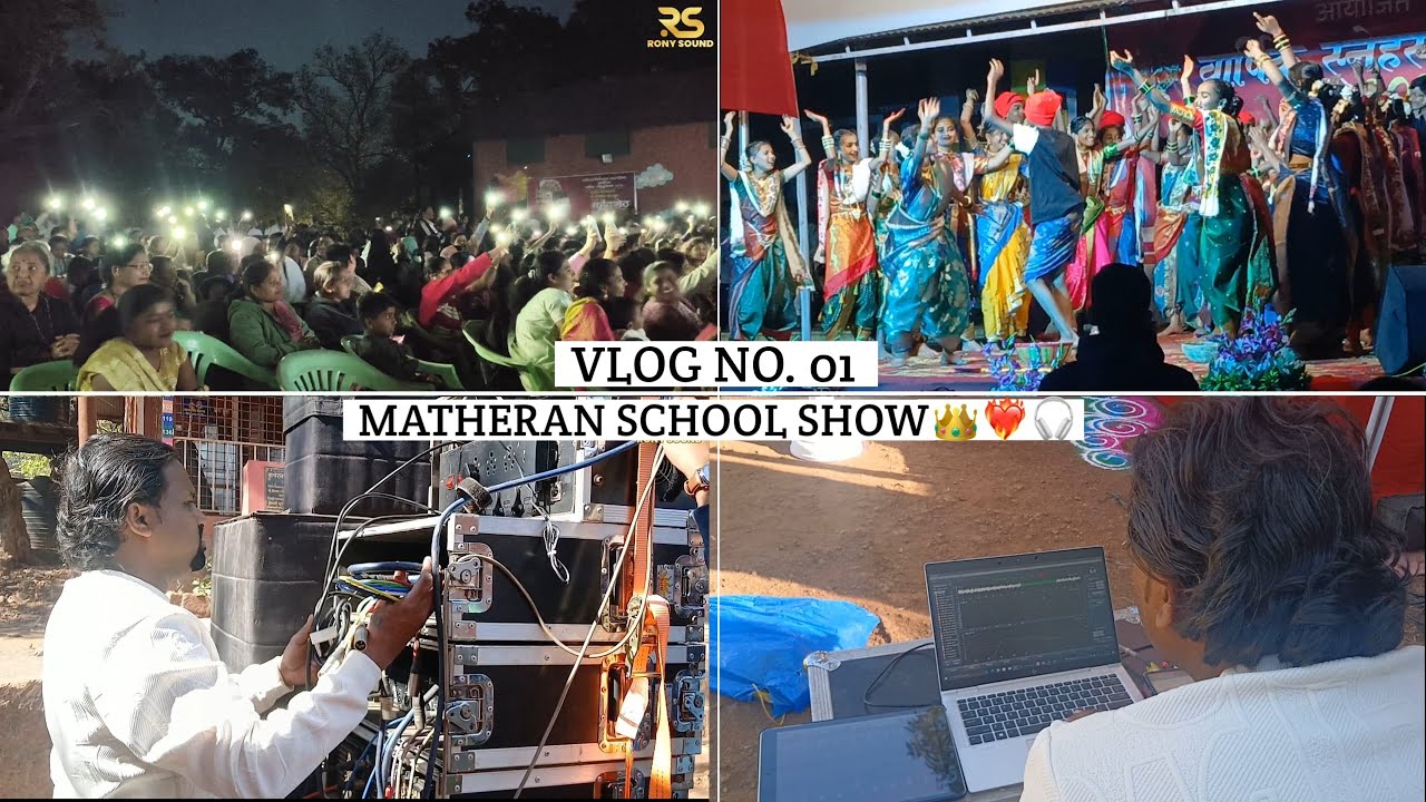 vlog 01  Dj रॉनी आणि टीम चा माथेरान येथील शो चा संघर्षमयी प्रवास , आणि स्थानिक वाहतूक व्यवस्था