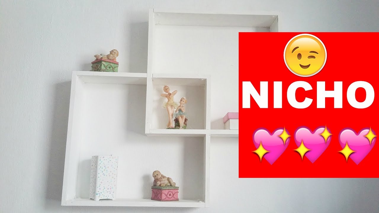 COMO FAZER NICHO VAZADO COM RESTOS DE MDF | DIY 💖