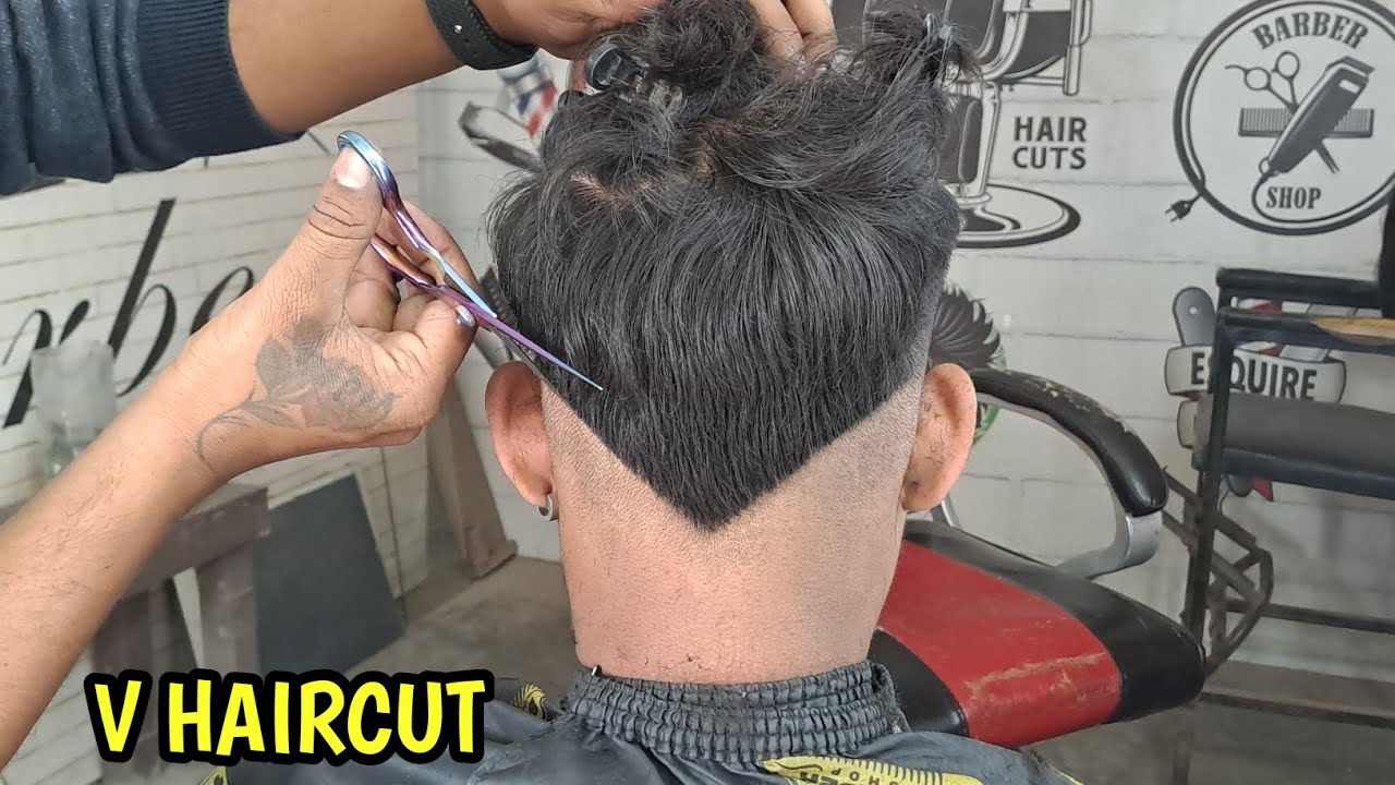 V Hair Cutting कैसे करते हैं | V Haircut Karne Ka Sahi Tarika Full Tutorial In Hindi 2023