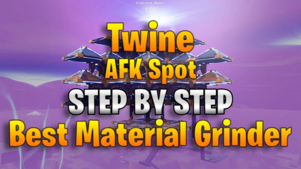 Как построить лучший измельчитель материалов и точку AFK — AFK Twine Peaks Endurance — шаг за шагом