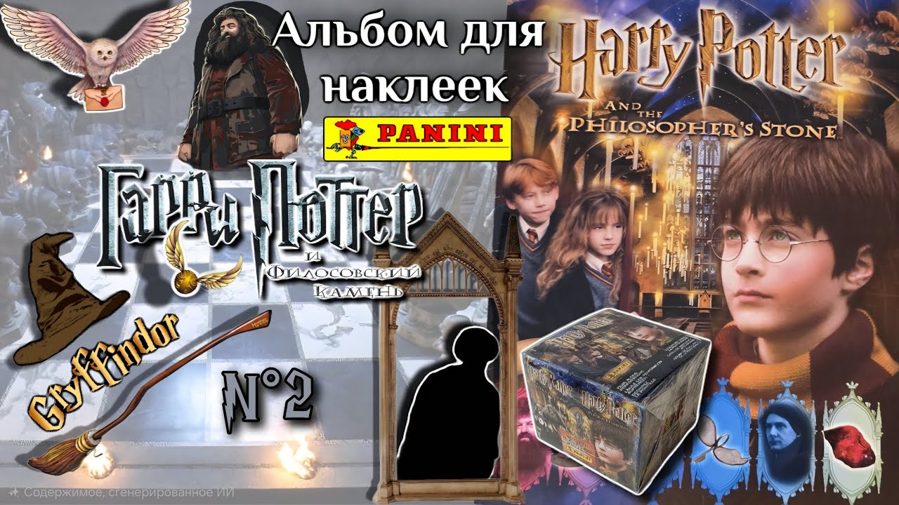 Panini Гарри Поттер и Филосовский Камень (2001)/Harry Potter and the Philosopher's Stone #2