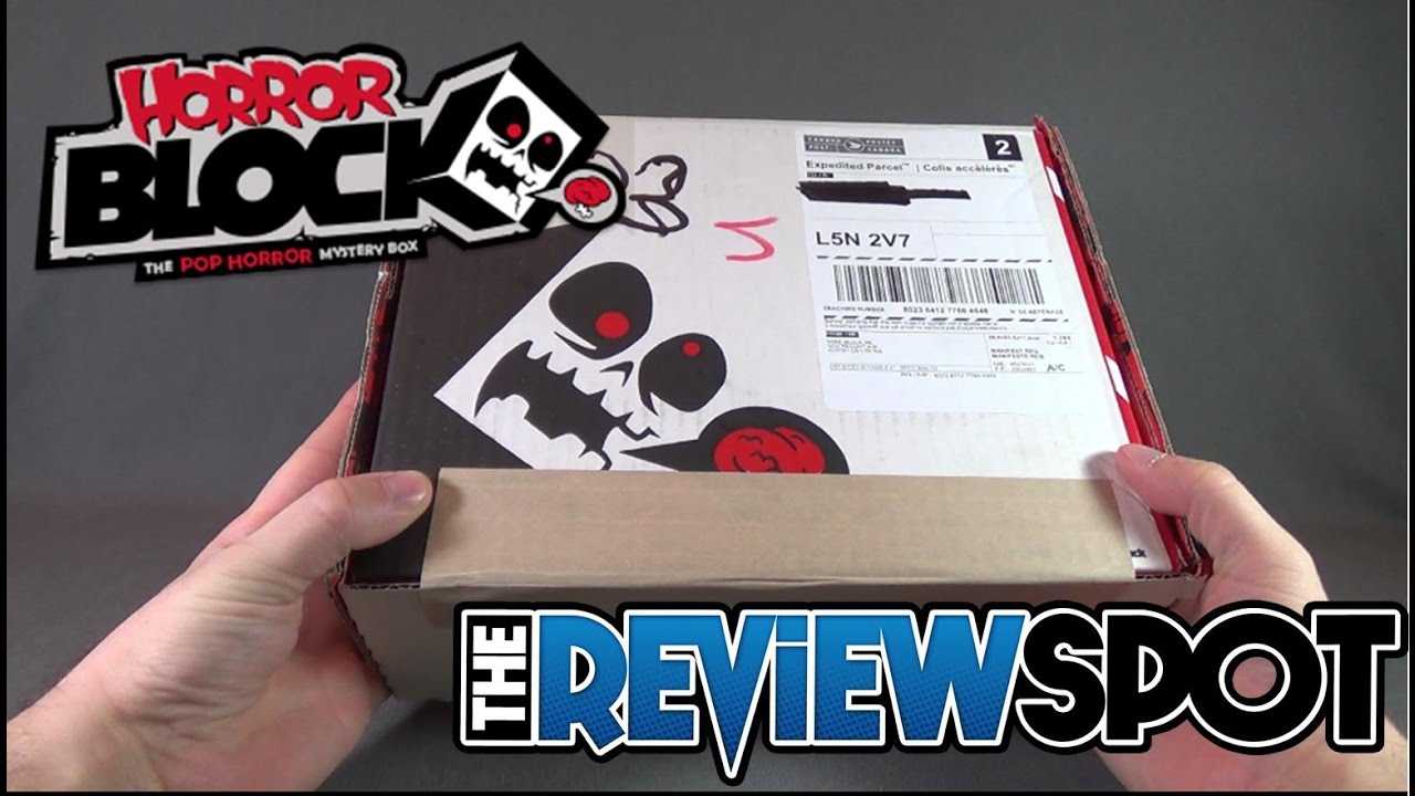 Subscription Spot - Horror Block October 2016 Subscription Box UNBOXING!