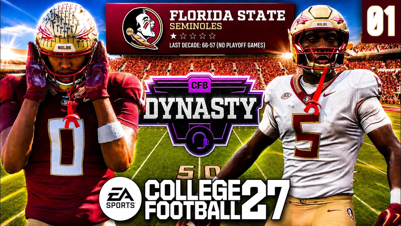 Восстановление Florida State Seminoles! | College Football 27 Режим &laquo;Династия&raquo;, эпизод 1