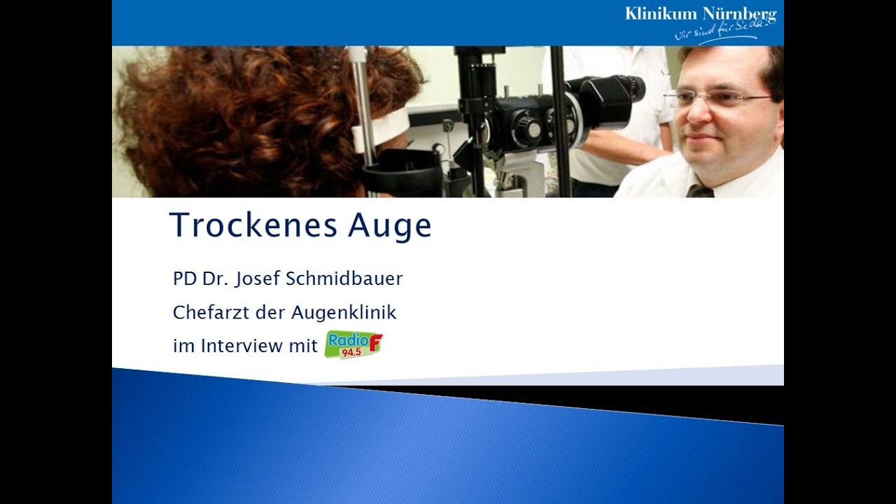 Trockenes Auge: Behandlung im Klinikum Nürnberg