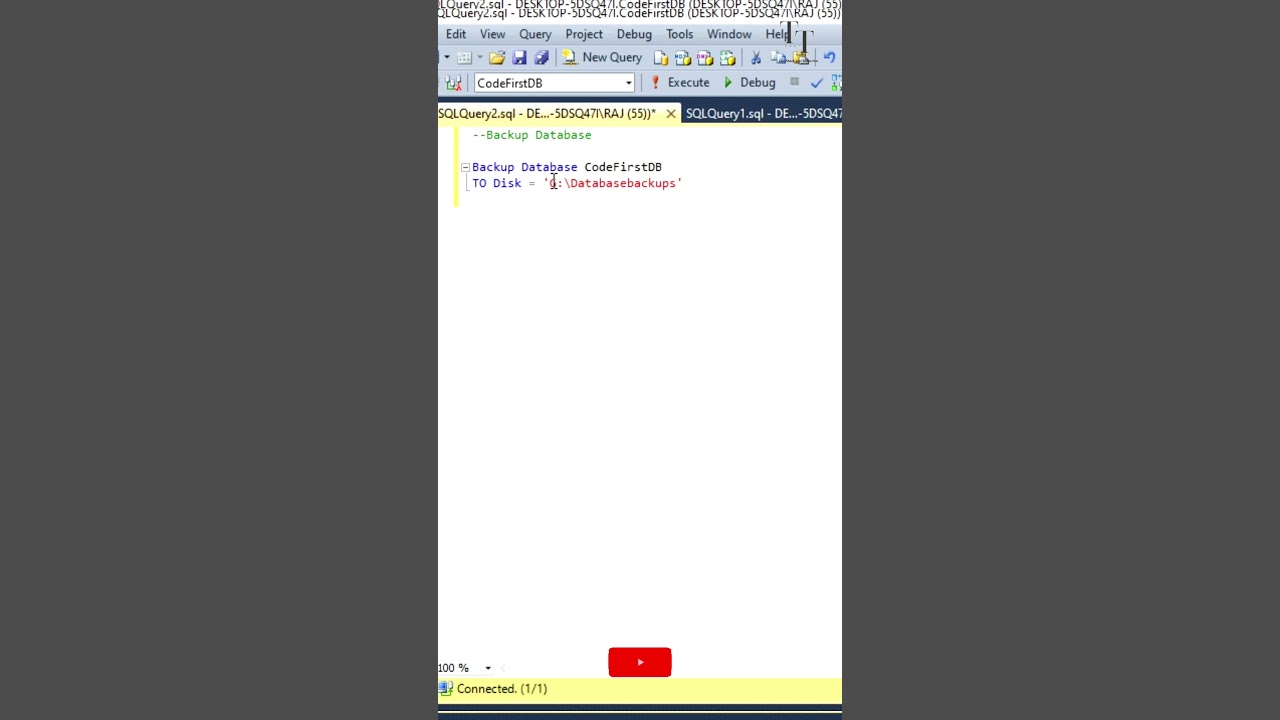 How to Backup Databases in SQL Server | Part-11 | #beginners #sqlqueries #sqlserver #database #sql