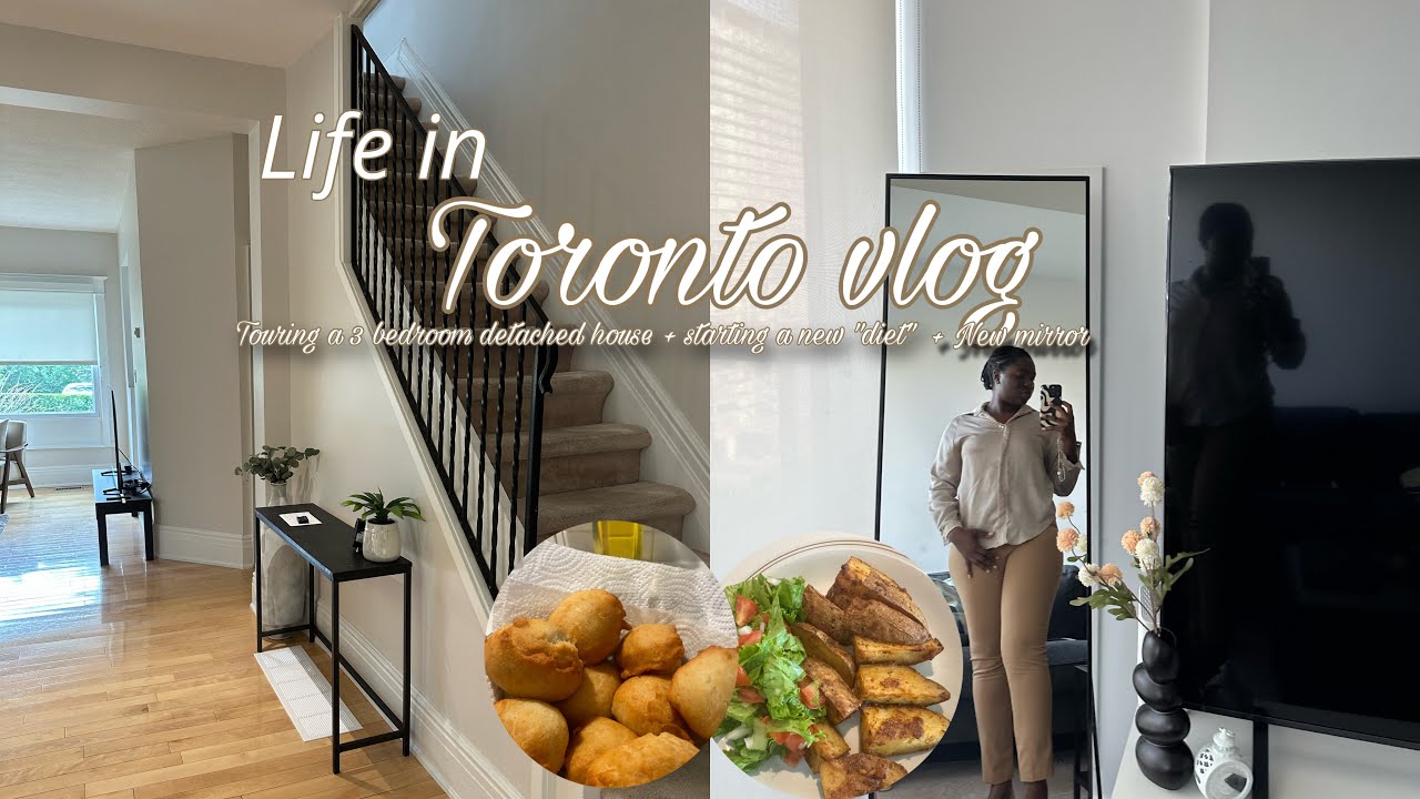 3 bedroom House tour in Toronto + price 🥴| Installing my new mirror and starting a new 