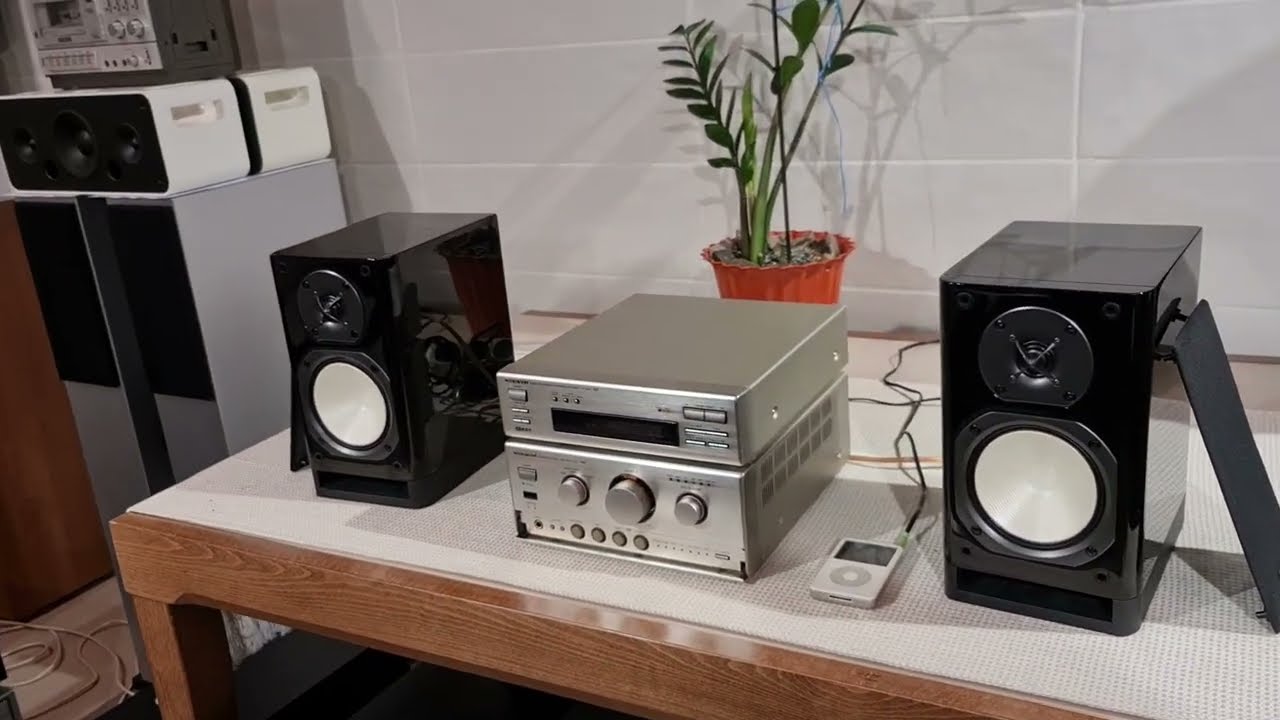 Акустична система Onkyo D-N10BX + інтегральний стерео підсилювач Onkyo A-911
