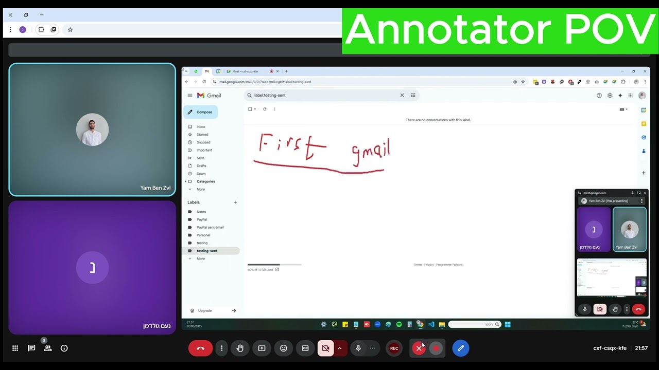Google Meet Annotation Tool - Draw on Shared Screens + Record Meetings