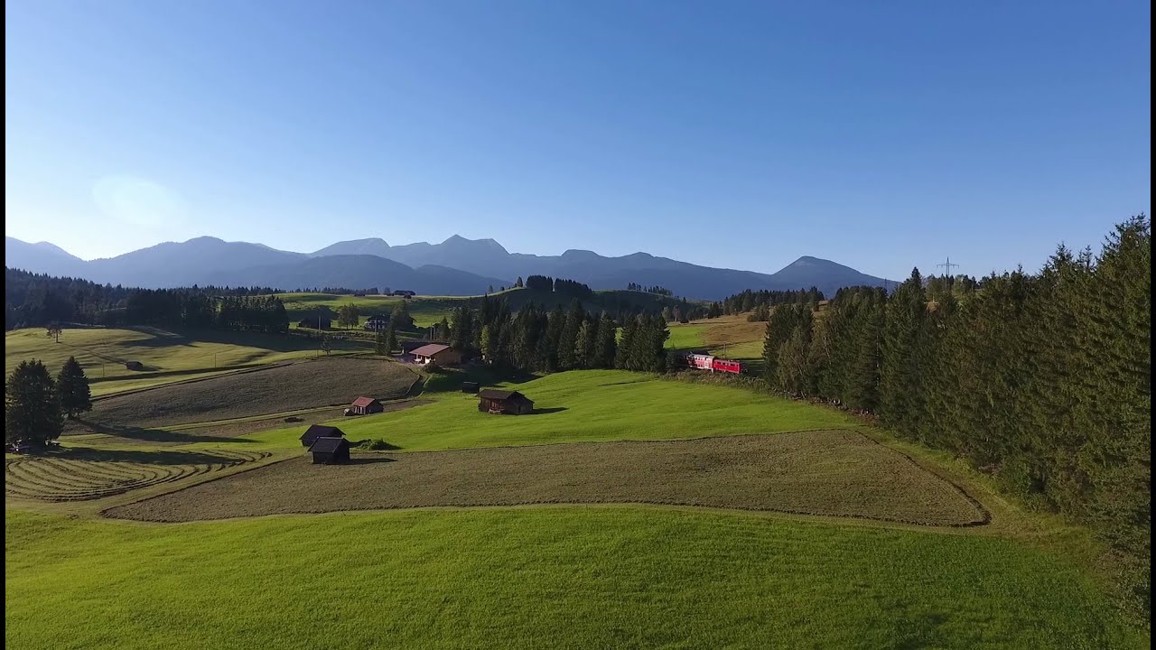 Werdenfelsbahn: RE 4879 zwischen Klais und Mittenwald