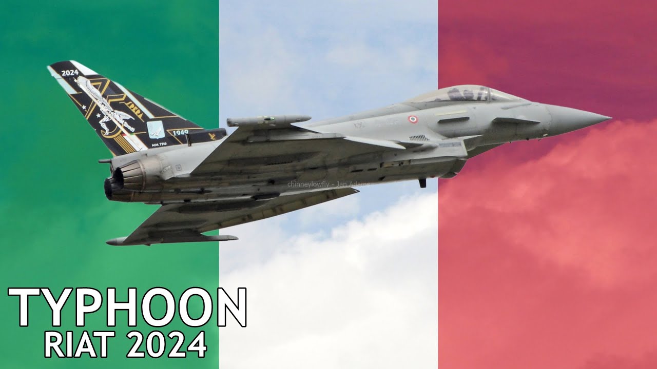 Italian Eurofighter Typhoon Solo Display - RIAT 2024