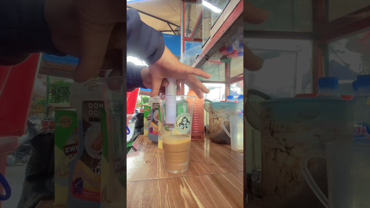 #កាហ្វេ អ្នកម្តាយសម័យថ្មី#hotcoffee #drinkcoffee #coffee 