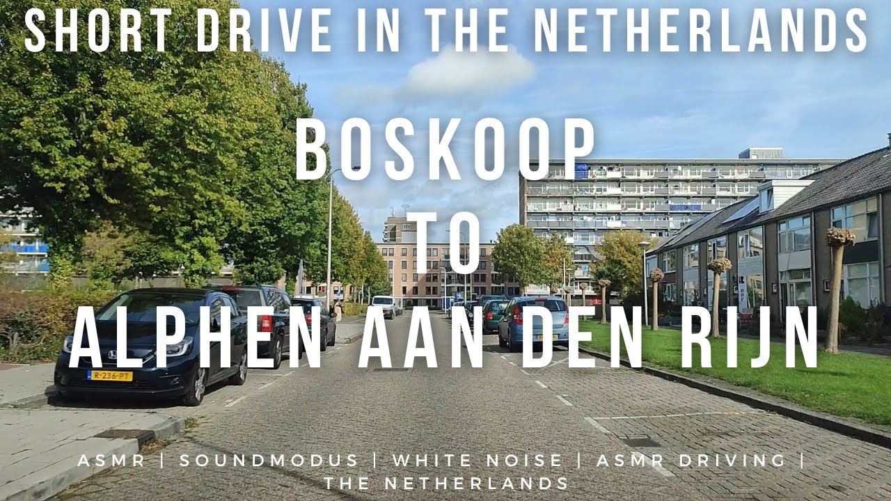 Short Drive From Boskoop To Alphen Aan Den Rijn | Driving In The Netherlands