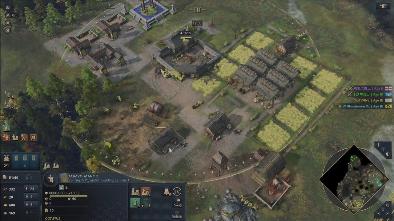 AOE4 Team match Japan