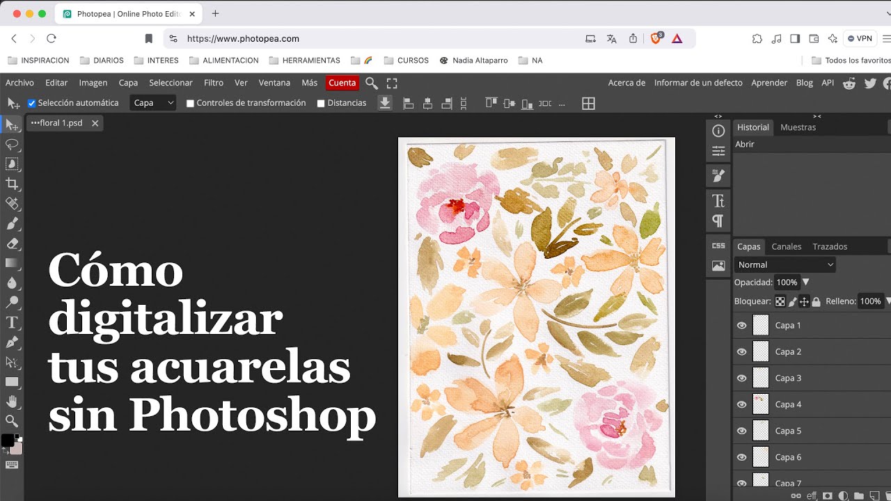Cómo digitalizar tus acuarelas sin Photoshop