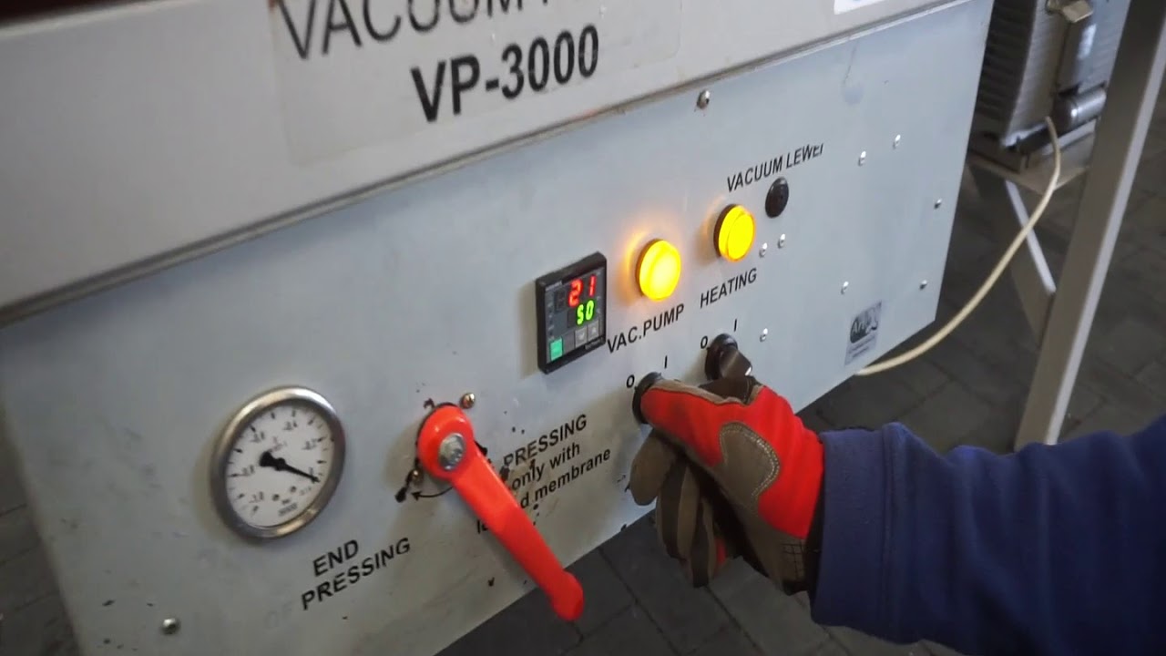 Prasa próżniowa membranowa Istra-A VP 3000*MAR - MASZ Maszyny